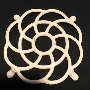 Vintage Painted Aluminum Potholder